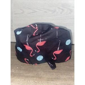 Surgical Scrub Cap‎ w flamingos